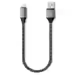 Satechi USB-Kabel USB 2.0 USB-A Stecker, Apple Lightning Stecker 0.25m Grau, Schwarz ST-TAL10M Satechi USB-Kabel USB 2.0 USB-A Stecker, Apple Lightning Stecker 0.25m Grau, Schwarz ST-TAL10M