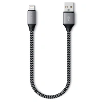 Satechi USB-Kabel USB 2.0 USB-A Stecker, Apple Lightning Stecker 0.25m Grau, Schwarz ST-TAL10M Satechi USB-Kabel USB 2.0 USB-A Stecker, Apple Lightning Stecker 0.25m Grau, Schwarz ST-TAL10M