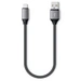 Satechi USB-Kabel USB 2.0 USB-A Stecker, Apple Lightning Stecker 0.25m Grau, Schwarz ST-TAL10M Satechi USB-Kabel USB 2.0 USB-A Stecker, Apple Lightning Stecker 0.25m Grau, Schwarz ST-TAL10M
