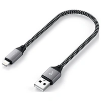 Satechi USB-Kabel USB 2.0 USB-A Stecker, Apple Lightning Stecker 0.25m Grau, Schwarz ST-TAL10M Satechi USB-Kabel USB 2.0 USB-A Stecker, Apple Lightning Stecker 0.25m Grau, Schwarz ST-TAL10M