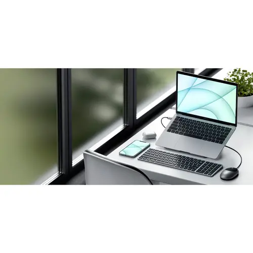 Satechi Slim X3 Bluetooth® Tastatur Schweiz, QWERTZ Anthrazit Multimediatasten, mit numerischer Tastatur, Beleuchtet Satechi Slim X3 Bluetooth® Tastatur Schweiz, QWERTZ Anthrazit Multimediatasten, mit numerischer Tastatur, Beleuchtet