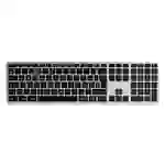 Satechi Slim X3 Bluetooth® Tastatur Schweiz, QWERTZ Anthrazit Multimediatasten, mit numerischer Tastatur, Beleuchtet Satechi Slim X3 Bluetooth® Tastatur Schweiz, QWERTZ Anthrazit Multimediatasten, mit numerischer Tastatur, Beleuchtet