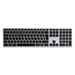 Satechi Slim X3 Bluetooth® Tastatur Schweiz, QWERTZ Anthrazit Multimediatasten, mit numerischer Tastatur, Beleuchtet Satechi Slim X3 Bluetooth® Tastatur Schweiz, QWERTZ Anthrazit Multimediatasten, mit numerischer Tastatur, Beleuchtet