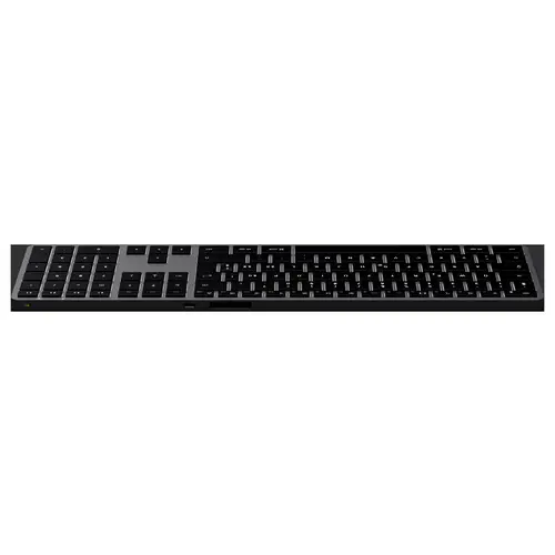 Satechi Slim X3 Bluetooth® Tastatur Schweiz, QWERTZ Anthrazit Multimediatasten, mit numerischer Tastatur, Beleuchtet Satechi Slim X3 Bluetooth® Tastatur Schweiz, QWERTZ Anthrazit Multimediatasten, mit numerischer Tastatur, Beleuchtet