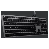 Satechi Slim W3 Kabelgebunden Tastatur Schweiz, QWERTZ Anthrazit Multimediatasten, mit numerischer Tastatur, Beleuchtet Satechi Slim W3 Kabelgebunden Tastatur Schweiz, QWERTZ Anthrazit Multimediatasten, mit numerischer Tastatur, Beleuchtet