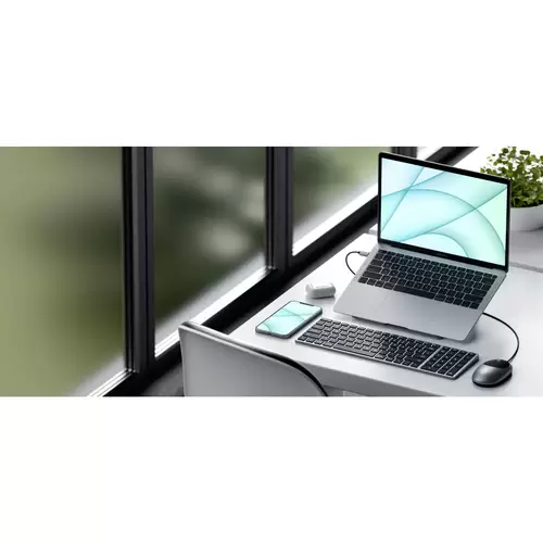 Satechi Slim X3 Bluetooth® Tastatur Deutsch, QWERTZ Anthrazit Multimediatasten, mit numerischer Tastatur, Beleuchtet Satechi Slim X3 Bluetooth® Tastatur Deutsch, QWERTZ Anthrazit Multimediatasten, mit numerischer Tastatur, Beleuchtet
