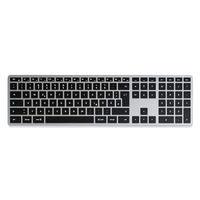 Satechi Slim X3 Bluetooth® Tastatur Deutsch, QWERTZ Anthrazit Multimediatasten, mit numerischer Tastatur, Beleuchtet Satechi Slim X3 Bluetooth® Tastatur Deutsch, QWERTZ Anthrazit Multimediatasten, mit numerischer Tastatur, Beleuchtet