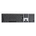 Satechi Slim X3 Bluetooth® Tastatur Deutsch, QWERTZ Anthrazit Multimediatasten, mit numerischer Tastatur, Beleuchtet Satechi Slim X3 Bluetooth® Tastatur Deutsch, QWERTZ Anthrazit Multimediatasten, mit numerischer Tastatur, Beleuchtet