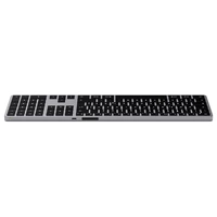 Satechi Slim X3 Bluetooth® Tastatur Deutsch, QWERTZ Anthrazit Multimediatasten, mit numerischer Tastatur, Beleuchtet Satechi Slim X3 Bluetooth® Tastatur Deutsch, QWERTZ Anthrazit Multimediatasten, mit numerischer Tastatur, Beleuchtet