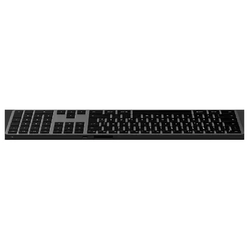Satechi Slim X3 Bluetooth® Tastatur Deutsch, QWERTZ Anthrazit Multimediatasten, mit numerischer Tastatur, Beleuchtet Satechi Slim X3 Bluetooth® Tastatur Deutsch, QWERTZ Anthrazit Multimediatasten, mit numerischer Tastatur, Beleuchtet