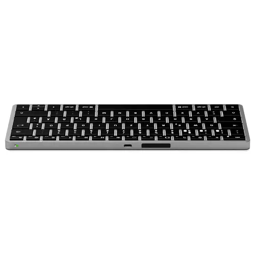 Satechi Slim X1 Mini Bluetooth® Tastatur Deutsch, QWERTZ Anthrazit Multimediatasten, Beleuchtet Satechi Slim X1 Mini Bluetooth® Tastatur Deutsch, QWERTZ Anthrazit Multimediatasten, Beleuchtet