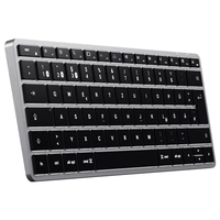 Satechi Slim X1 Mini Bluetooth® Tastatur Deutsch, QWERTZ Anthrazit Multimediatasten, Beleuchtet Satechi Slim X1 Mini Bluetooth® Tastatur Deutsch, QWERTZ Anthrazit Multimediatasten, Beleuchtet