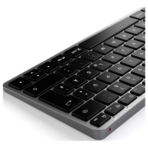 Satechi Slim X1 Mini Bluetooth® Tastatur Deutsch, QWERTZ Anthrazit Multimediatasten, Beleuchtet Satechi Slim X1 Mini Bluetooth® Tastatur Deutsch, QWERTZ Anthrazit Multimediatasten, Beleuchtet