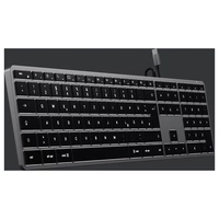 Satechi Slim W3 Kabelgebunden Tastatur Deutsch, QWERTZ Anthrazit Multimediatasten, mit numerischer Tastatur, Beleuchtet Satechi Slim W3 Kabelgebunden Tastatur Deutsch, QWERTZ Anthrazit Multimediatasten, mit numerischer Tastatur, Beleuchtet