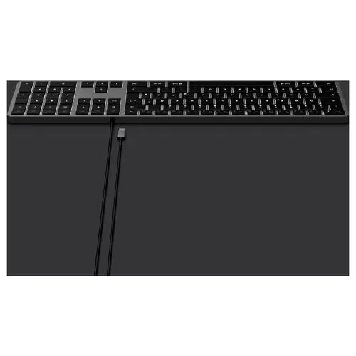 Satechi Slim W3 Kabelgebunden Tastatur Deutsch, QWERTZ Anthrazit Multimediatasten, mit numerischer Tastatur, Beleuchtet Satechi Slim W3 Kabelgebunden Tastatur Deutsch, QWERTZ Anthrazit Multimediatasten, mit numerischer Tastatur, Beleuchtet