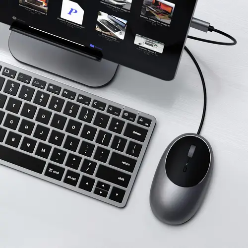 Satechi C1 Maus Kabelgebunden Anthrazit 3200 dpi Satechi C1 Maus Kabelgebunden Anthrazit 3200 dpi