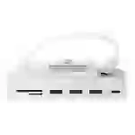 Satechi Clamp Hub USB-Kombi-Hub Silber Satechi Clamp Hub USB-Kombi-Hub Silber