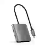 Satechi ST-UC4PHM 4 Port USB-Kombi-Hub Spacegrau Satechi ST-UC4PHM 4 Port USB-Kombi-Hub Spacegrau