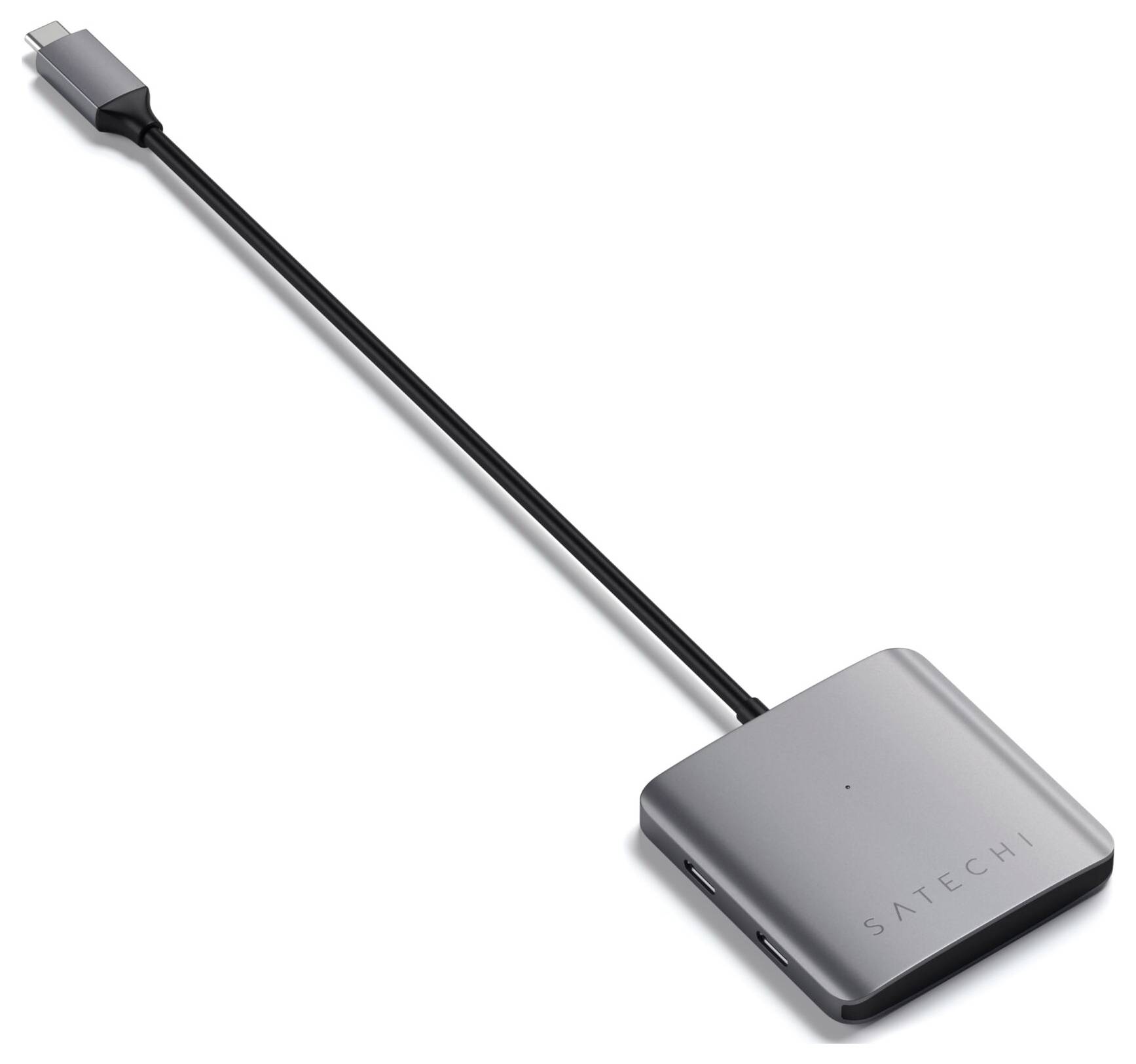 Satechi ST-UC4PHM 4 Port USB-Kombi-Hub Spacegrau