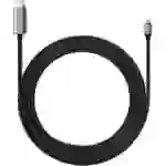 Satechi USB-C® / HDMI Anschlusskabel HDMI-A Stecker, USB-C® Stecker 1.96m Grau, Schwarz ST-YH8KCM 8K UHD USB-C®-Displaykabel Satechi USB-C® / HDMI Anschlusskabel HDMI-A Stecker, USB-C® Stecker 1.96m Grau, Schwarz ST-YH8KCM 8K UHD USB-C®-Displaykabel