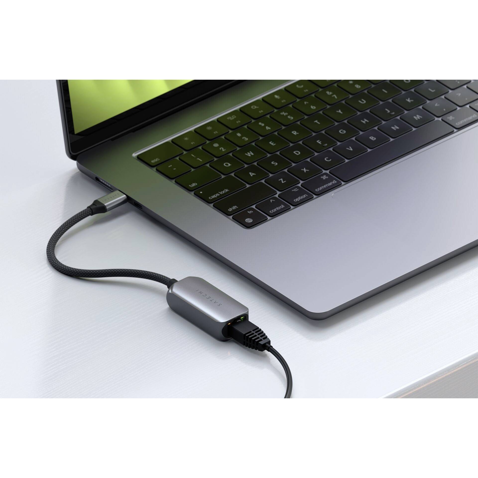 Satechi USB-C® Adapter [1x USB-C® Stecker - 1x Gigabit-LAN (1/2.5 Gbit/s)] ST-AE25M