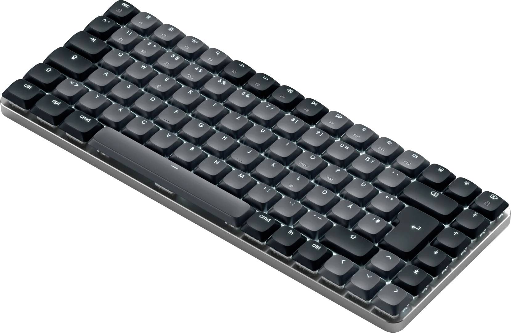 Satechi SM1 Slim Bluetooth® Tastatur Deutsch, QWERTZ Grau