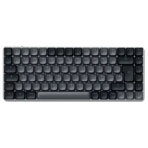 Satechi SM1 Slim Bluetooth® Tastatur Deutsch, QWERTZ Grau Satechi SM1 Slim Bluetooth® Tastatur Deutsch, QWERTZ Grau