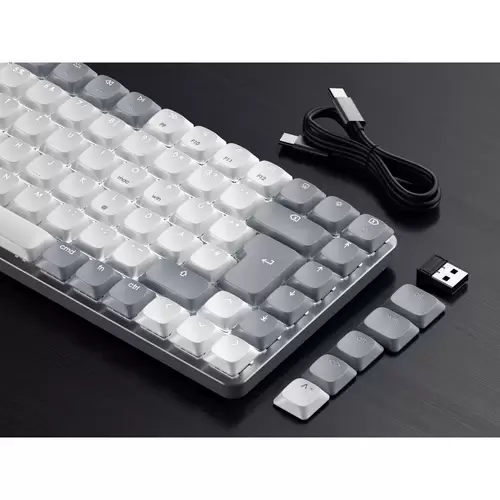 Satechi SM1 Slim Bluetooth® Tastatur Deutsch, QWERTZ Grau Satechi SM1 Slim Bluetooth® Tastatur Deutsch, QWERTZ Grau