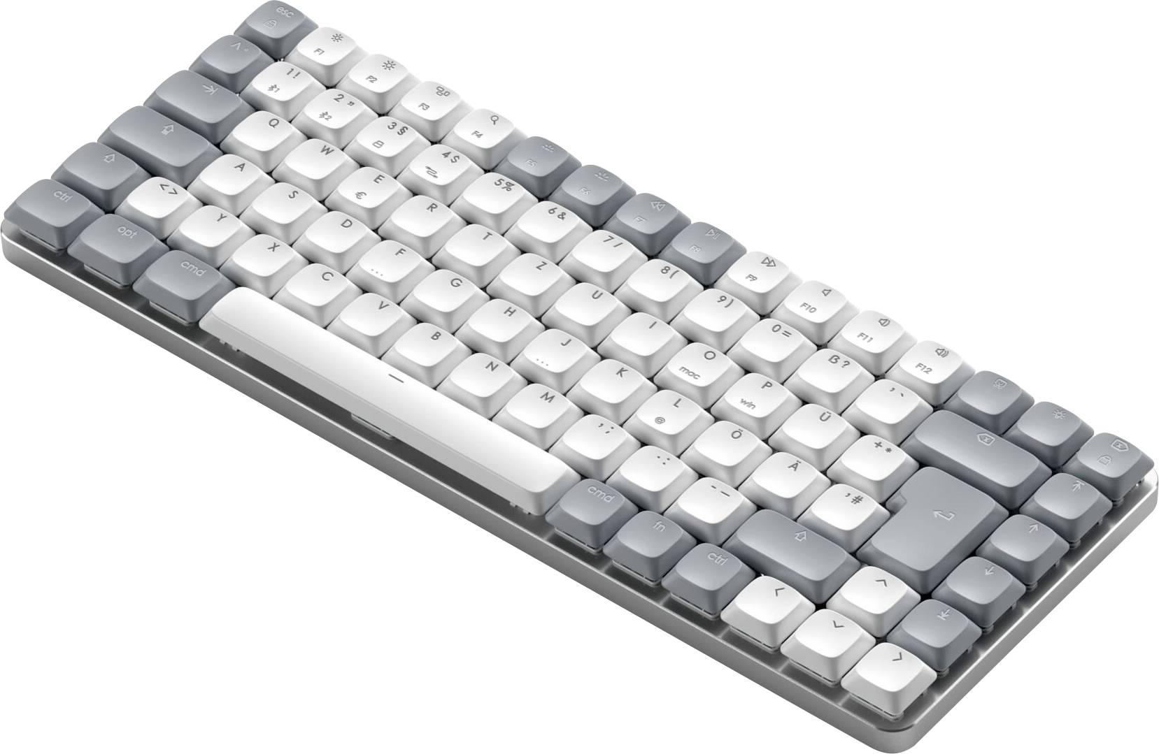 Satechi SM1 Slim Bluetooth® Tastatur Deutsch, QWERTZ Grau
