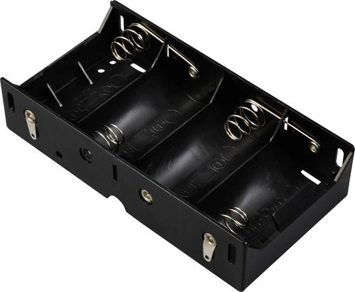 TRU COMPONENTS TC-13220484 Batteriehalter 4x Mono (D) Lötanschluss (L x B x H) 140 x 72 x 31 mm
