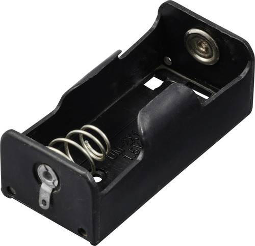 TRU COMPONENTS TC-13220488 Battery tray 1x C Solder lug 60 x 28 x ...