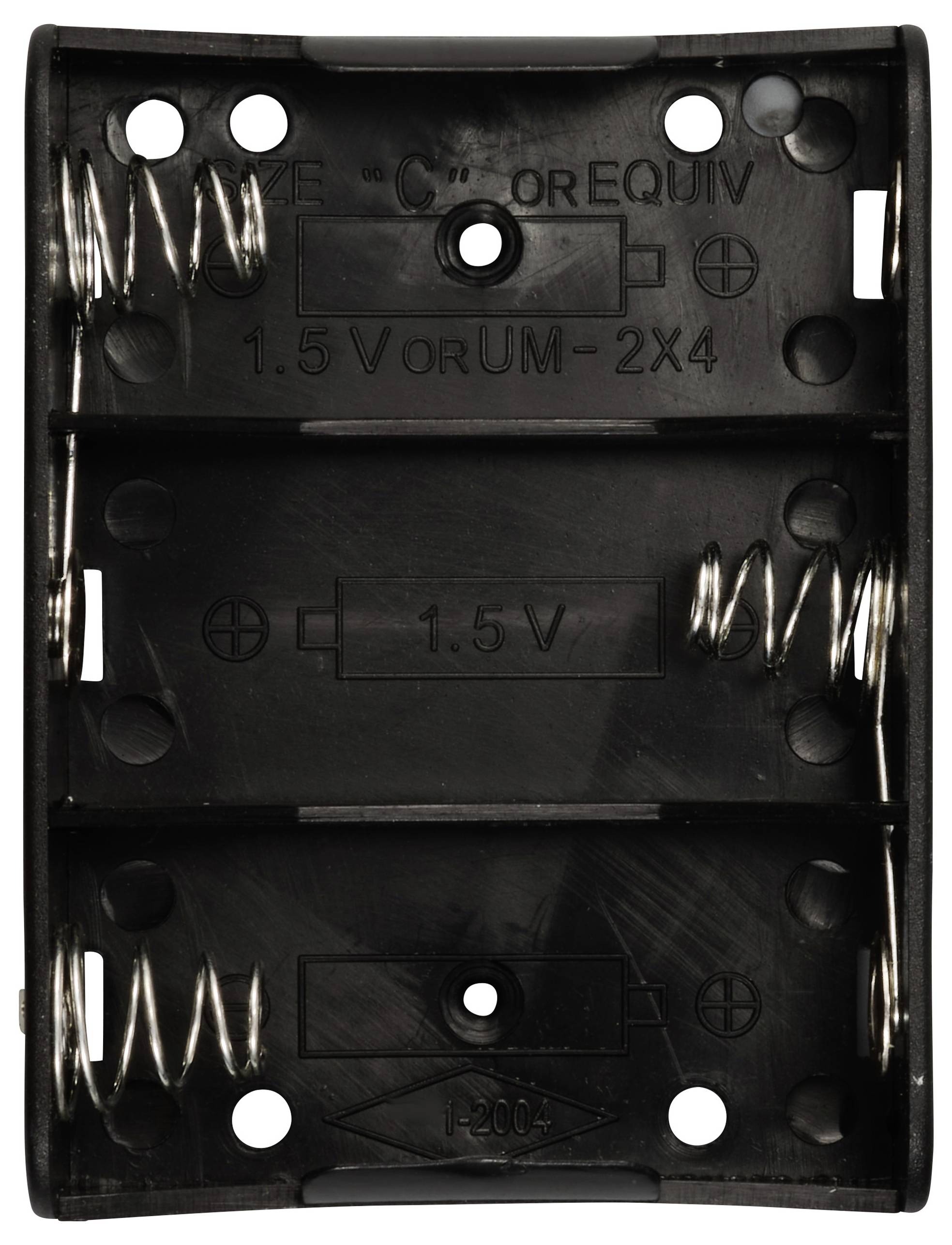 TRU COMPONENTS TC-13220496 Batteriehalter 3x Baby (C) Lötanschluss (L x B x H) 60 x 80 x 22mm