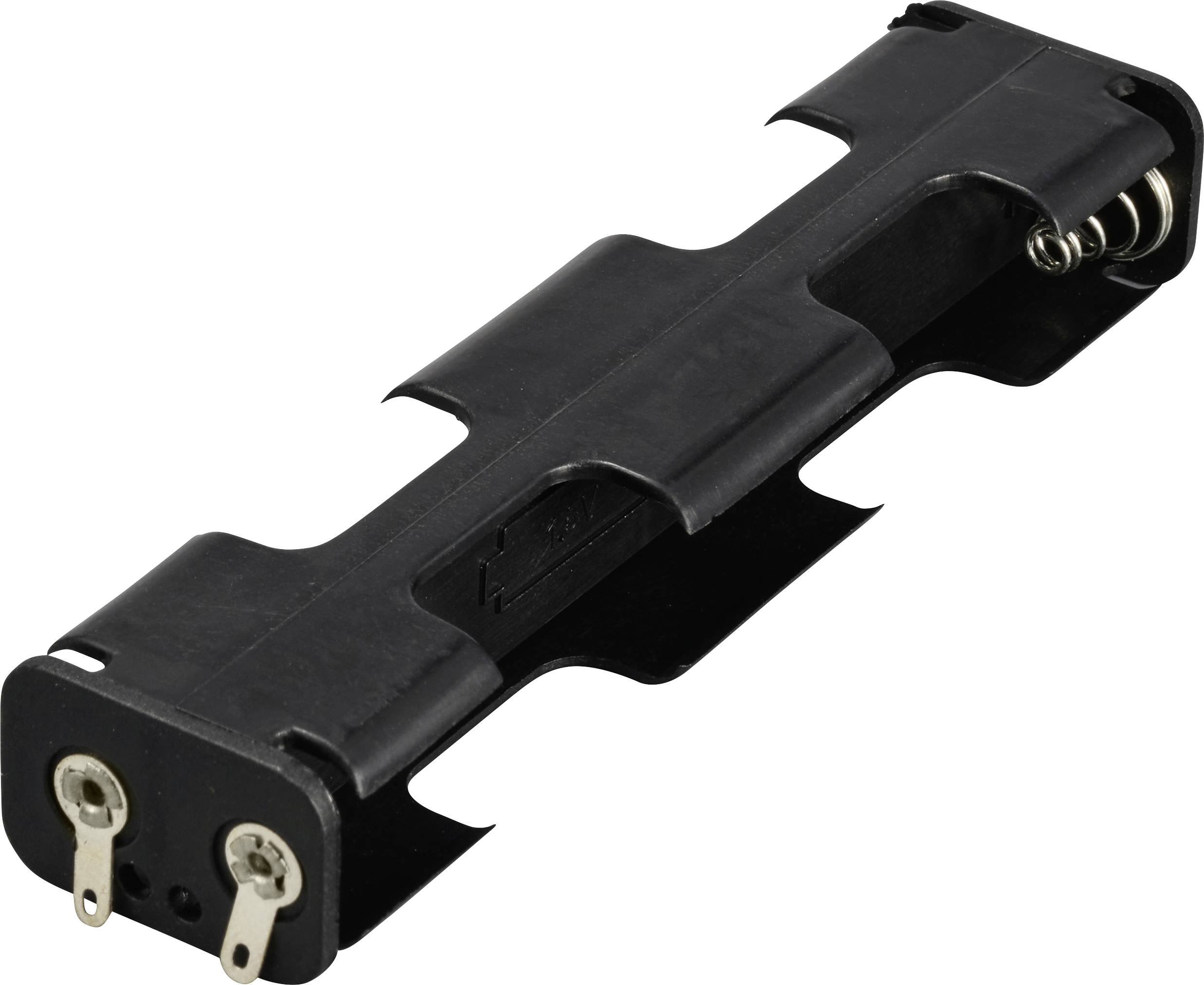 TRU COMPONENTS TC-13220548 Batteriehalter 4x Mignon (AA) Lötanschluss (L x B x H) 108 x 17 x 26mm