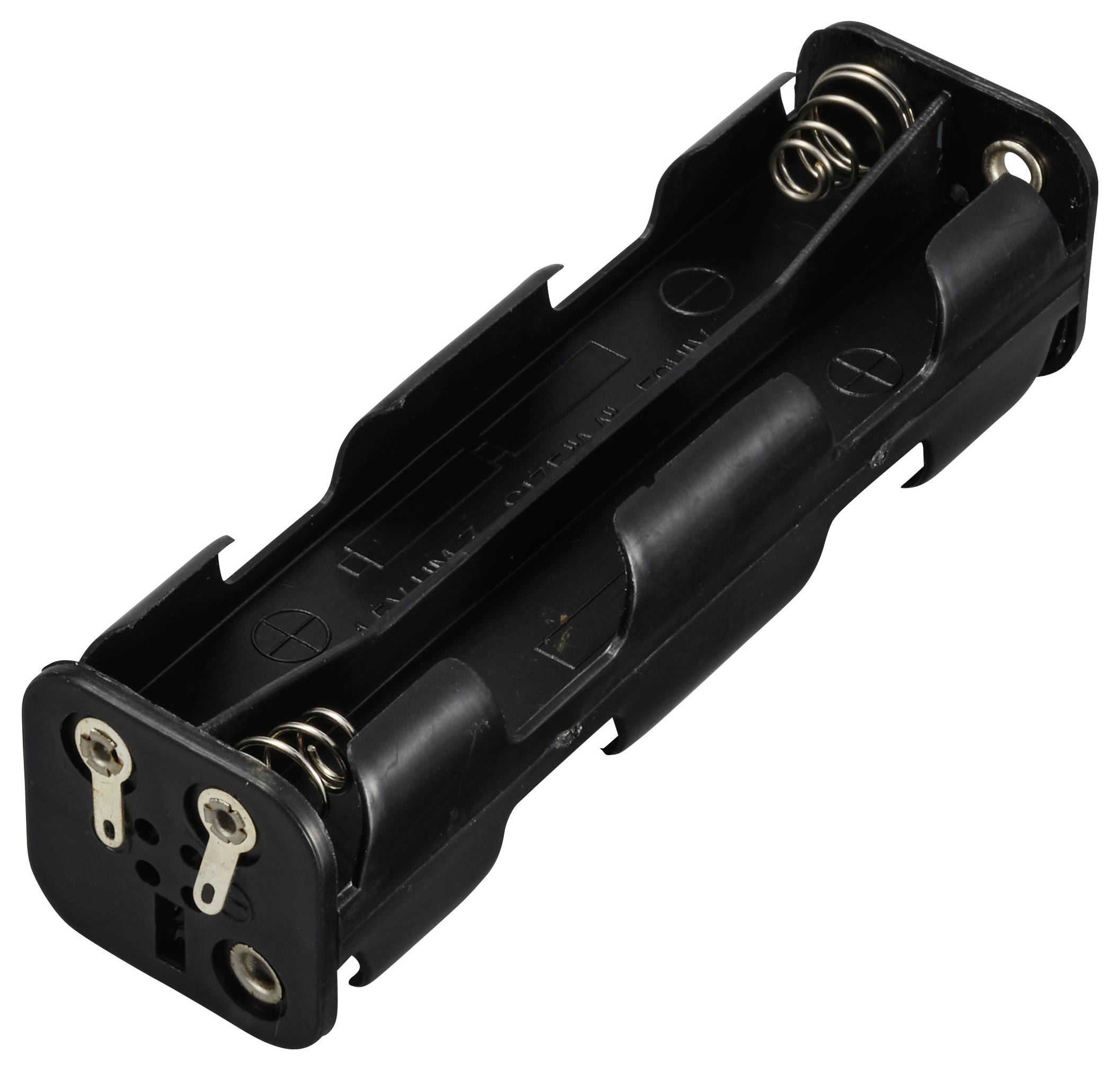 TRU COMPONENTS TC-13220552 Batteriehalter 8x Mignon (AA) Lötanschluss (L x B x H) 108 x 32 x 29mm