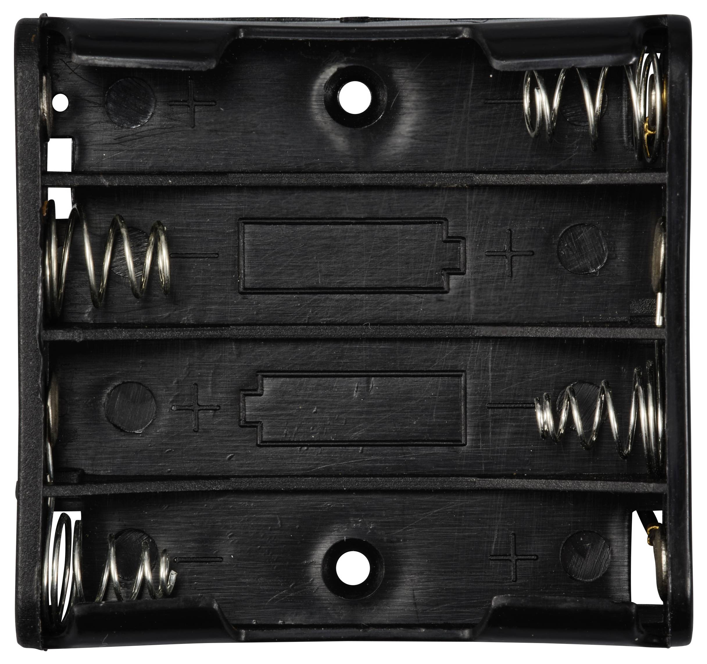 TRU COMPONENTS TC-13220584 Batteriehalter 4x Micro (AAA) Lötanschluss (L x B x H) 52 x 49 x 13mm