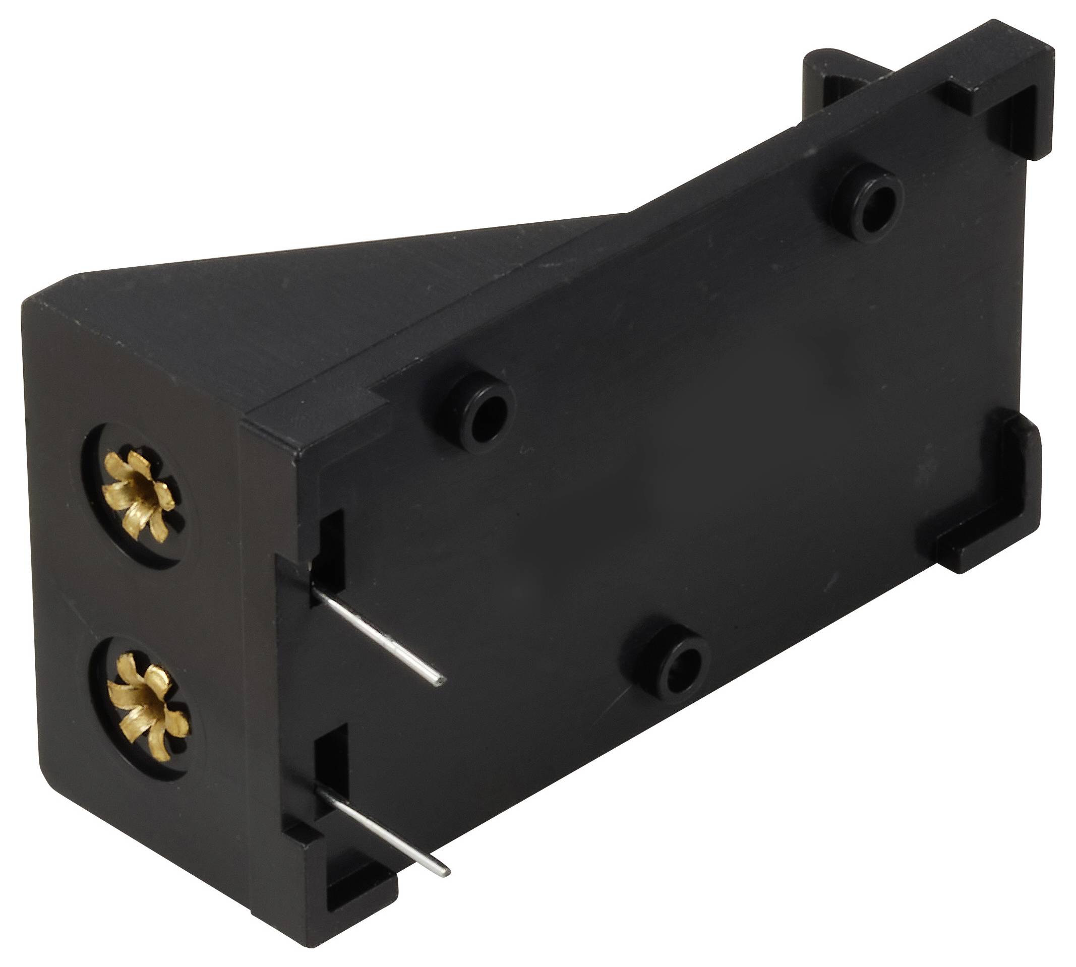 TRU COMPONENTS TC-13220596 Batteriehalter 1x 9V Block Kontaktpole (L x B x H) 55 x 31 x 21mm