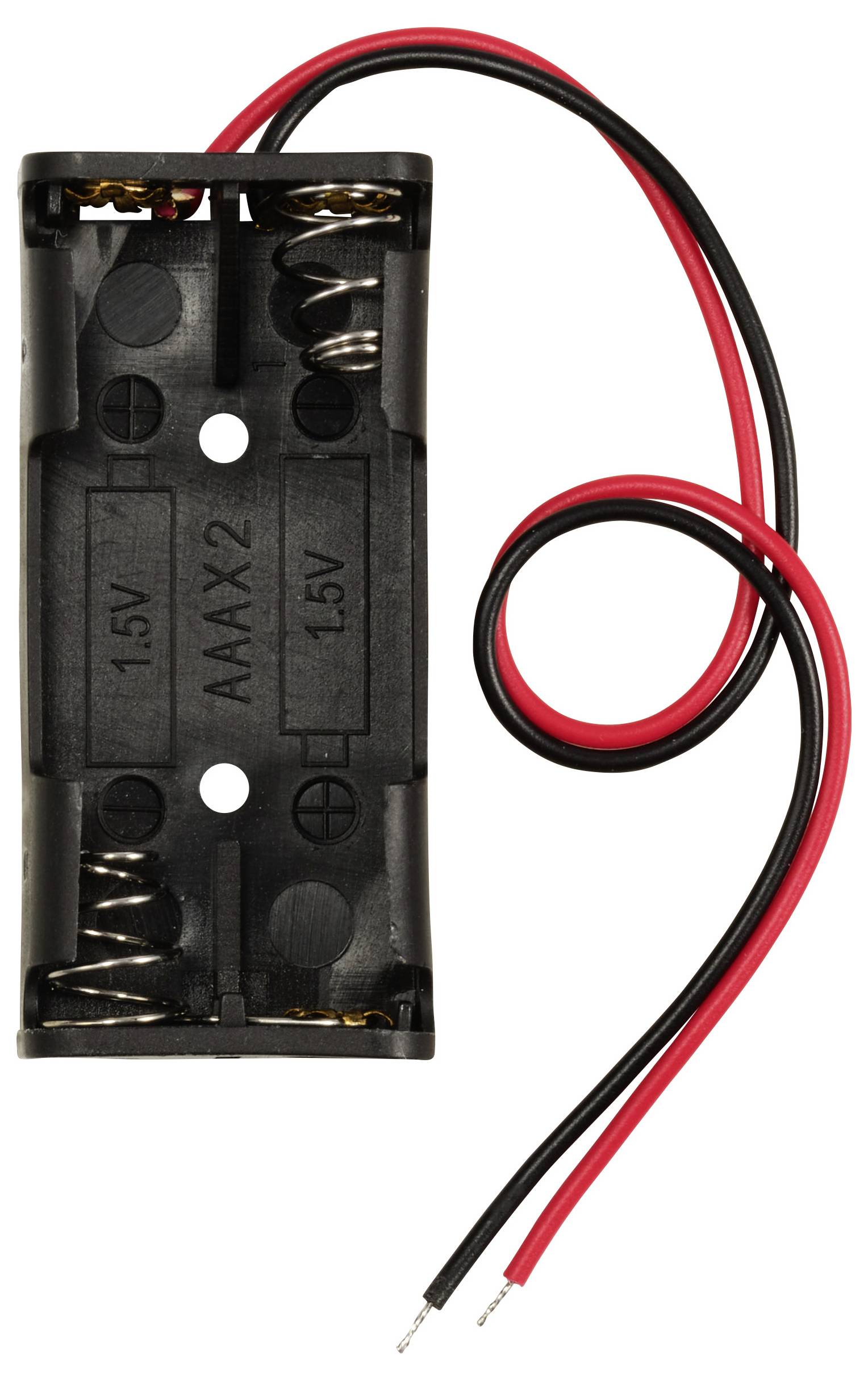 TRU COMPONENTS TC-13220660 Batteriehalter 2x Micro (AAA) Kabel (L x B x H) 51 x 23 x 11.5mm