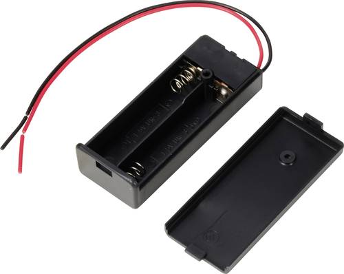 TRU COMPONENTS TC-13220664 Batteriehalter 2x Micro (AAA) Kabel (L x B x H) 64 x 26 x 18 mm