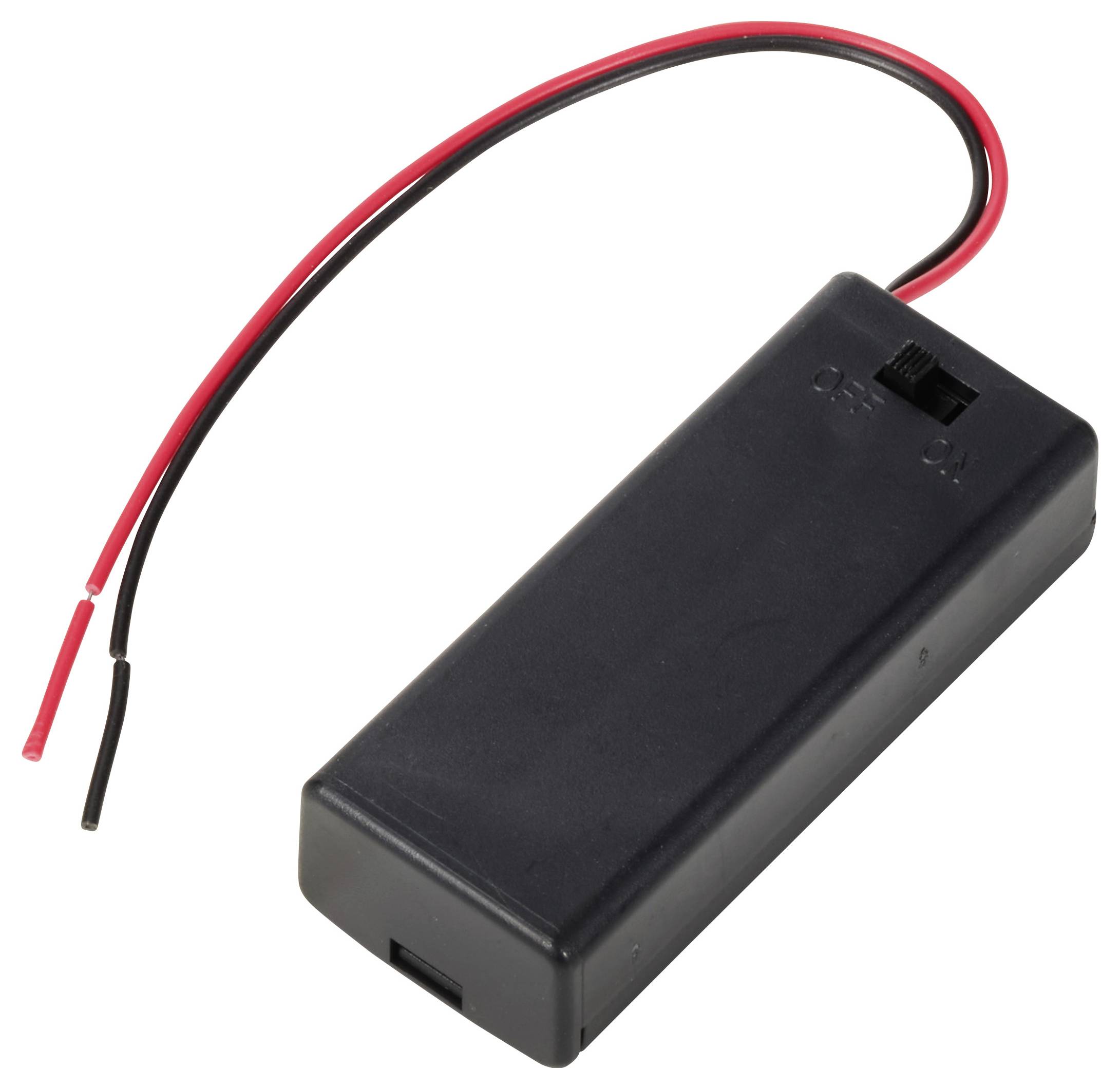 TRU COMPONENTS TC-13220664 Batteriehalter 2x Micro (AAA) Kabel (L x B x H) 64 x 26 x 18mm