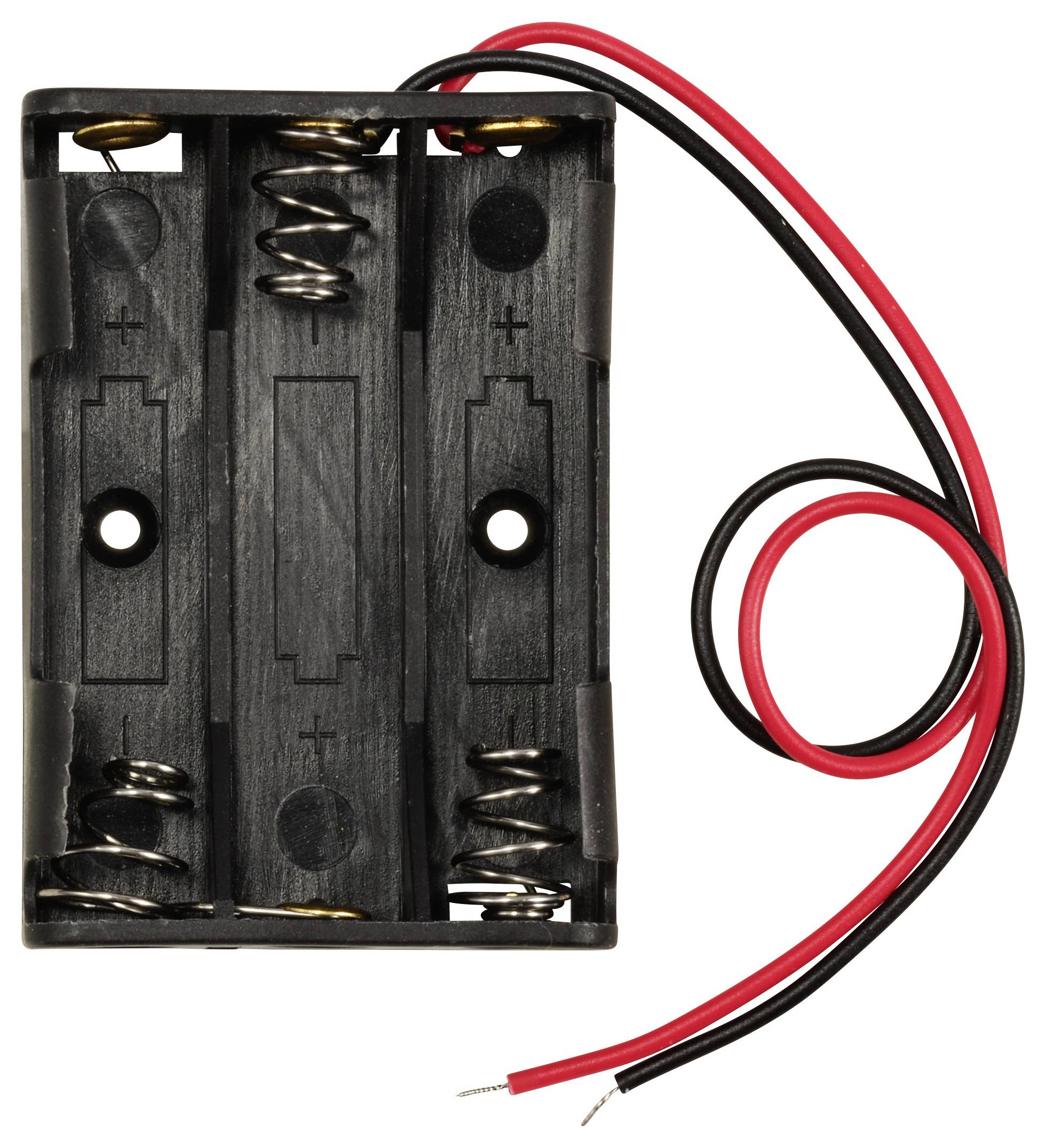 TRU COMPONENTS TC-13220668 Batteriehalter 3x Micro (AAA) Kabel (L x B x H) 51 x 35 x 12mm