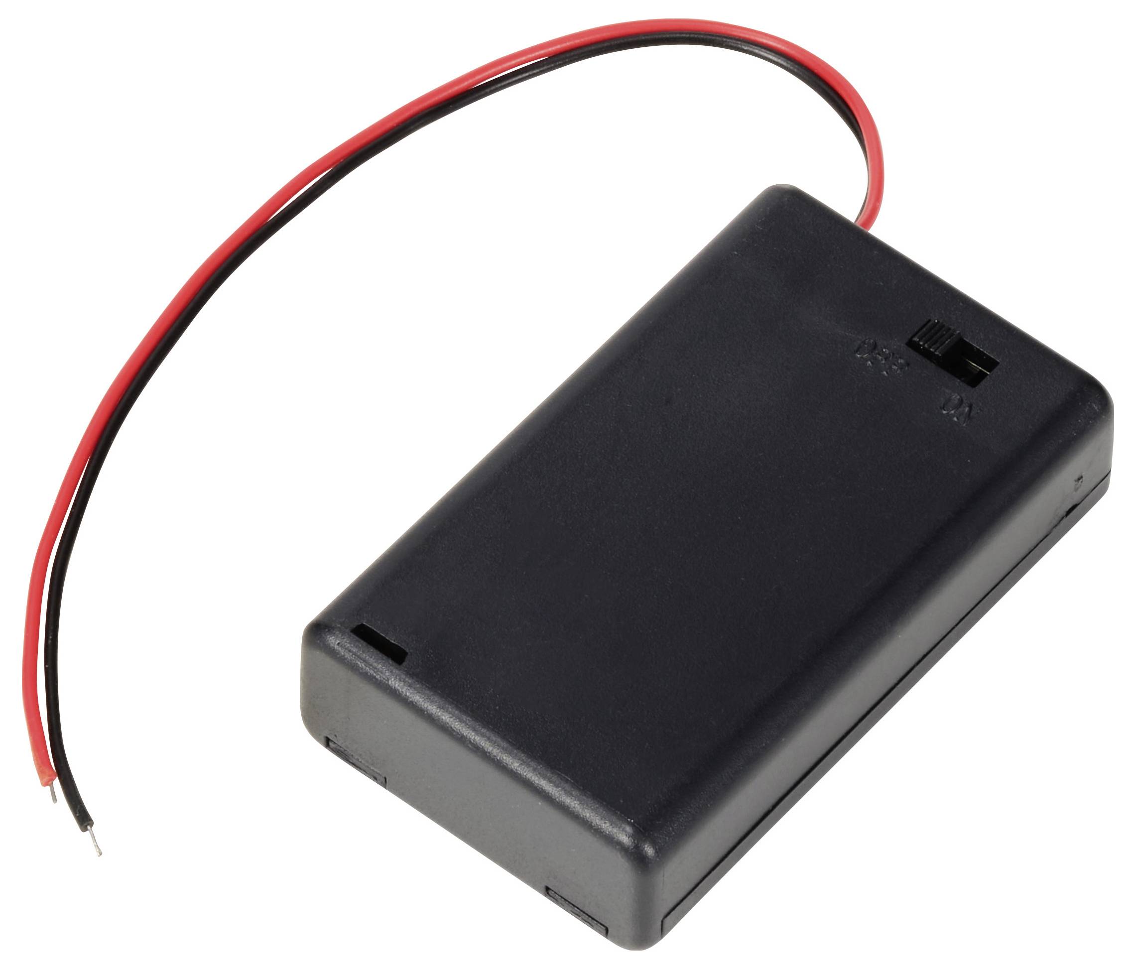 TRU COMPONENTS TC-13220672 Batteriehalter 3x Micro (AAA) Kabel (L x B x H) 63 x 37 x 17mm