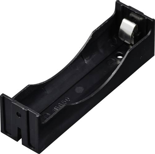 TRU COMPONENTS TC-13220692 Batteriehalter 1x 18650 Kontaktpole (L x B x H) 78 x 21 x 21 mm