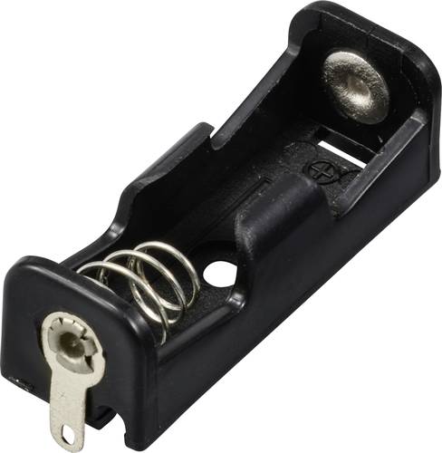TRU COMPONENTS TC-13220696 Batteriehalter 1x Lady (N) Lötanschluss (L x B x H) 36 x 13 x 12 mm
