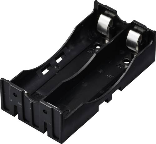 TRU COMPONENTS TC-13220704 Batteriehalter 2x 18650 Kontaktpole (L x B x H) 78 x 40 x 21 mm