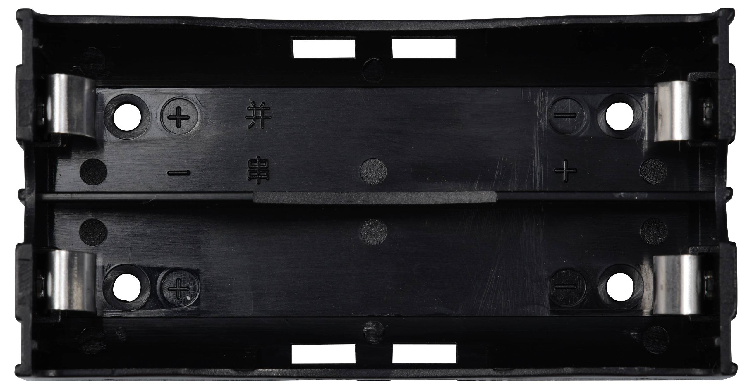 TRU COMPONENTS TC-13220704 Batteriehalter 2x 18650 Kontaktpole (L x B x H) 78 x 40 x 21mm