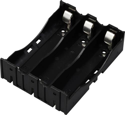 TRU COMPONENTS TC-13220712 Battery tray 3x 18650 Pin contact 78x60...