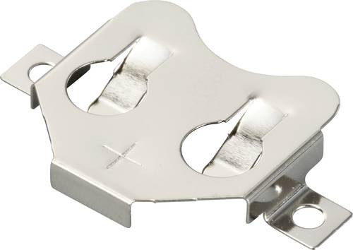 TRU COMPONENTS TC-13220728 Knopfzellenhalter 1x CR2016, CR2020, CR2025, CR2032 Federkontakt (L x B x H) 30.5 x 19.8 x