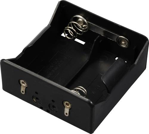 TRU COMPONENTS TC-13220740 Batteriehalter 2x Mono (D) Lötanschluss (L x B x H) 71 x 70 x 31 mm