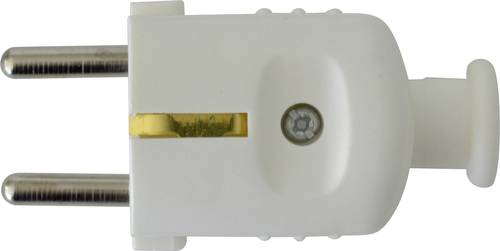N & L 18386 Schutzkontaktstecker Kunststoff 230 V Weiß