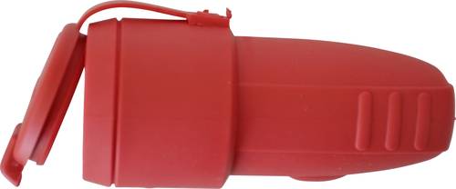 N & L 17161 Schutzkontaktkupplung Gummi 230 V Rot IP44